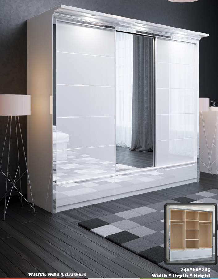 W03 HIGH GLOSS WARDROBE