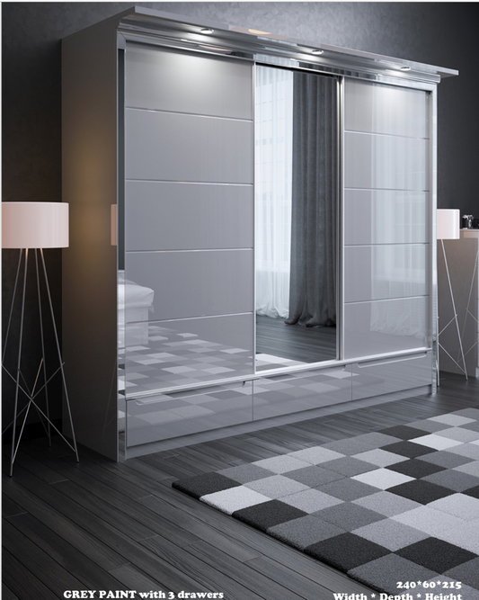 W03 HIGH GLOSS WARDROBE