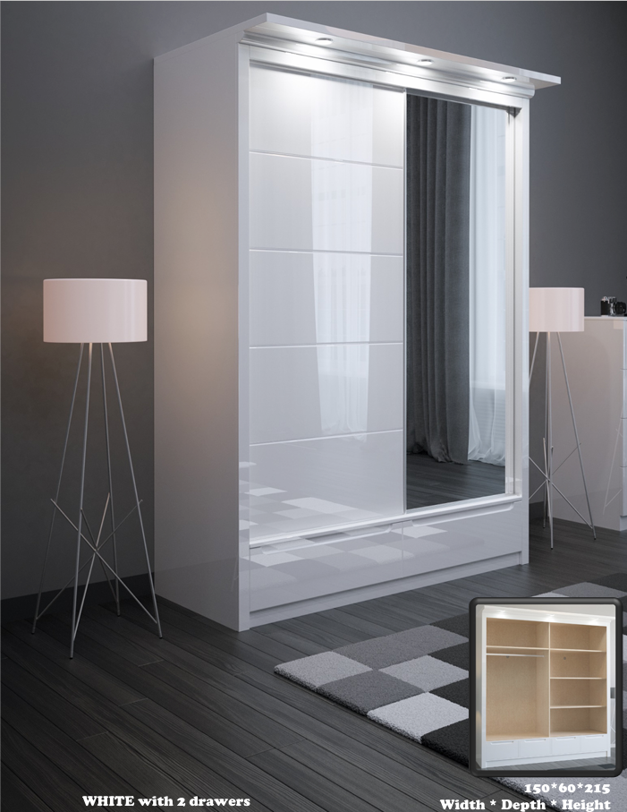 W04 HIGH GLOSS WARDROBE