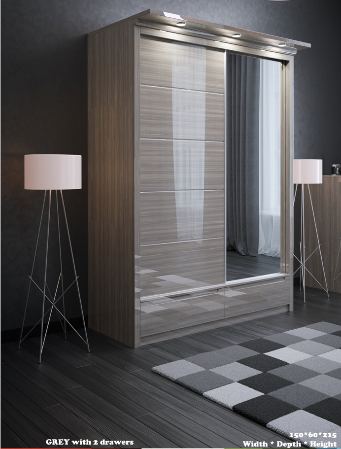 W04 HIGH GLOSS WARDROBE