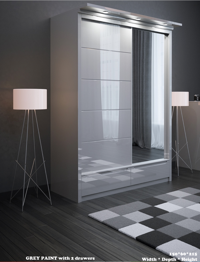 W04 HIGH GLOSS WARDROBE