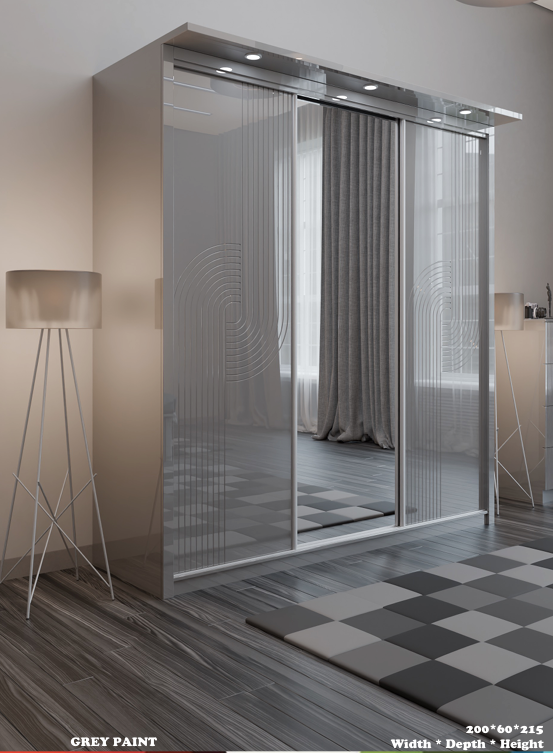 W07 High Gloss Wardrobe