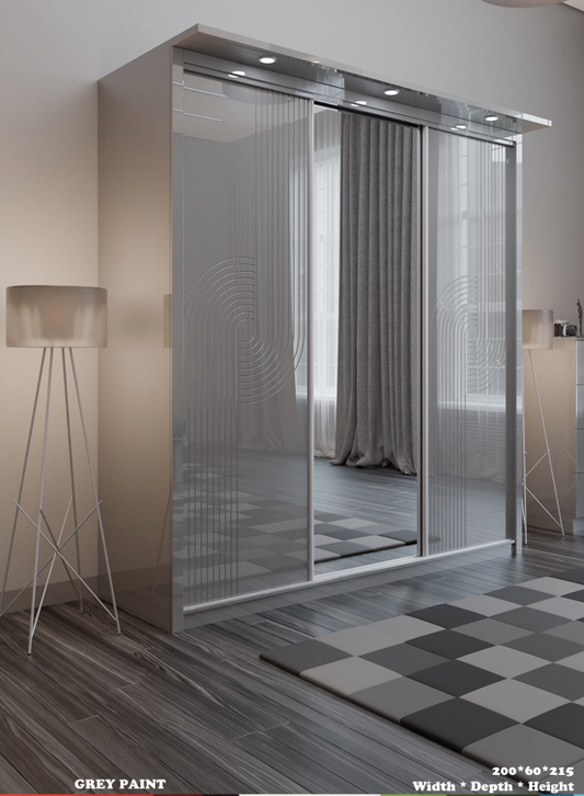 W07 High Gloss Wardrobe