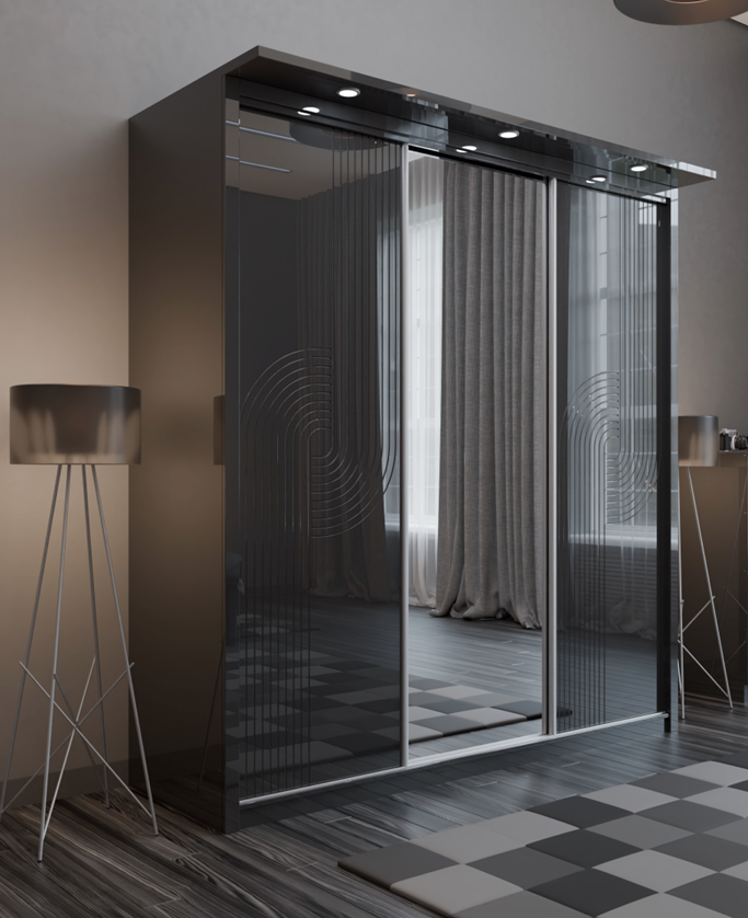 W07 High Gloss Wardrobe
