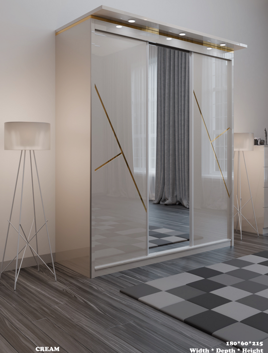 W10 High Gloss Wardrobe