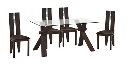 Washington Glass Dining Set