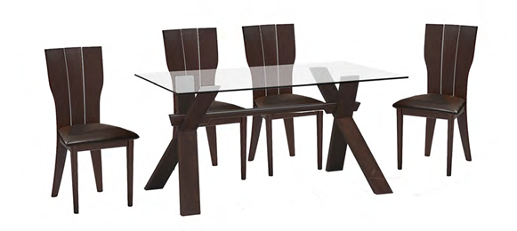 Washington Glass Dining Set