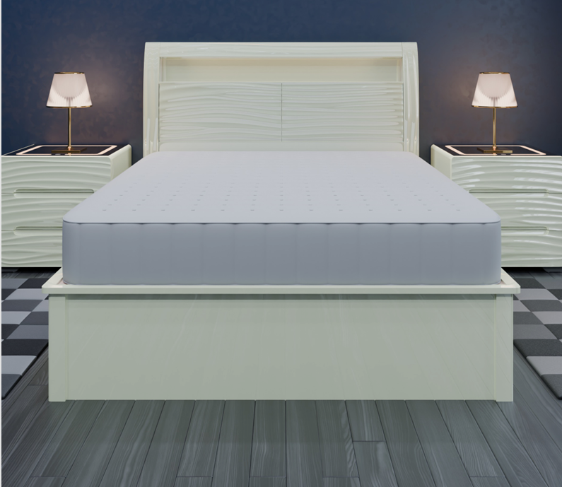 Wavy High Gloss Storage Bed
