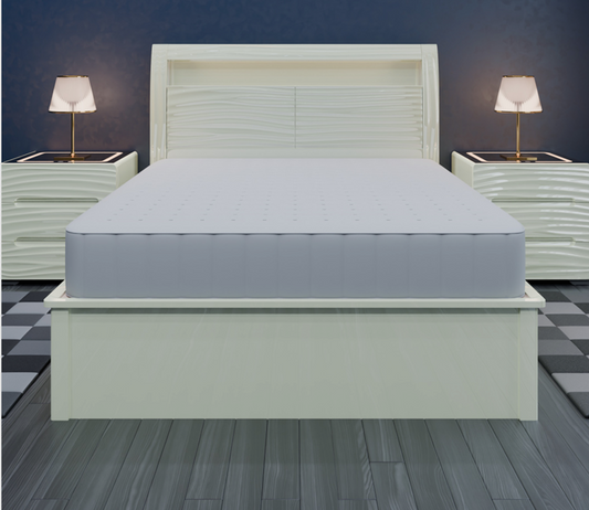 Wavy High Gloss Storage Bed