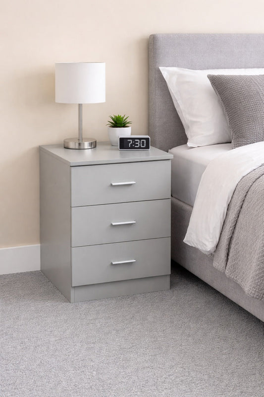 Derby 3 Draw Bedside [ Slim ]