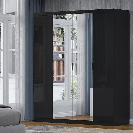 EA425 - Derby Tall 4 Door [ 3 Draws Inside ]
